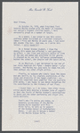 Letter from Betty Ford soliciting memberships to the Martha Graham Guild