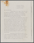 Letter from Martha Graham to Elizabeth Sprague Coolidge