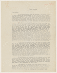 Letter from Martha Graham to David Zellmer