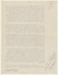 Letter from Martha Graham to David Zellmer