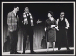 Ron Husmann, Ray Bolger, Eileen Herlie, and Bernie West (?) in the stage production All American