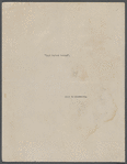 Script for "This Savage Parade"