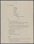 Script for "This Savage Parade"