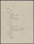 Script for "This Savage Parade"