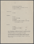 Script for "This Savage Parade"