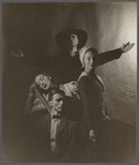 Merce Cunningham, May O'Donnell, Erick Hawkins, and Martha Graham in "Appalachian Spring"