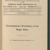 American Negro monographs