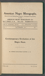 American Negro monographs