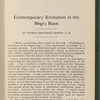 American Negro monographs