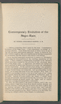 American Negro monographs