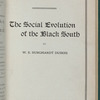 American Negro monographs