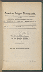 American Negro monographs