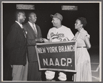 NY Branch NAACP with Unidentified Man, Odell Clark, Roy
Campanella, Ella Baker