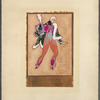 Soldier with green cape and orange pants