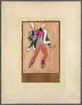 Soldier with green cape and orange pants