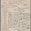 Letter from Harry S. Eaton