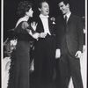 Eileen Herlie, Ray Bolger, and unidentified actor in the stage production All American