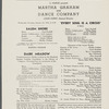 Martha Graham and Dance Company