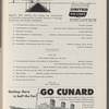 Clytemnestra (premiere) program