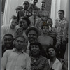 Richard Ward with Helen Martin, Fran Bennett, and unidentified others from the acting company for the stage production A Land Beyond the River
