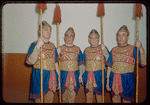 Chorus members during a Metropolitan Opera tour of Aïda