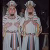 Chorus members during a Metropolitan Opera tour of Aïda