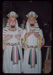 Chorus members during a Metropolitan Opera tour of Aïda