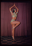 Dancer Marian Horosko during a Metropolitan Opera tour of Aïda