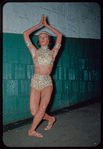 Dancer Marian Horosko during a Metropolitan Opera tour of Aïda
