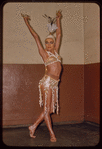Dancer Louellen Sibley during a Metropolitan Opera tour of Aïda