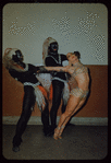 Janet Collins with unidentified performers during a Metropolitan Opera tour of Aïda