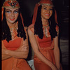 Dancers Zebra Nevins and Barbara Wilde during a Metropolitan Opera tour of Aïda