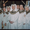 Chorus members during a Metropolitan Opera tour of Aïda