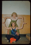 Dancers Gloria Lyons and Gisela Weidner during a Metropolitan Opera tour of Aïda