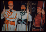 Chorus members during a Metropolitan Opera tour of Aïda