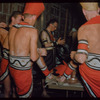 Supernumeraries during a Metropolitan Opera tour of Aïda