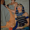 Chorus altos Yvonne Andlauer and Catherine Fitzgerald during a Metropolitan Opera tour of Aïda