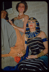 Chorus altos Yvonne Andlauer and Catherine Fitzgerald during a Metropolitan Opera tour of Aïda