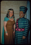 Chorus tenor Frank D'Elia and his wife chorus alto Francesca D'Elia during a Metropolitan Opera tour of Aïda