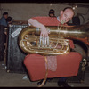 Stage band during a Metropolitan Opera tour of Aïda in Los Angeles
