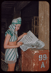 Dancer Lorraine Ammerman during a Metropolitan Opera tour of Aïda in Los Angeles