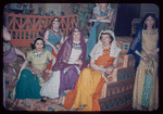 Chorus members during a Metropolitan Opera tour of Aïda in Los Angeles