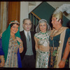 Gertrude Ribla, Max Rudolf, Blanche Thebom, Kurt Baum, and Robert Merrill during a Metropolitan Opera tour of Aïda in Cleveland