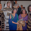 Kurt Baum, Jerome Hines, Blanche Thebom, Zinka Milanov, and George London during a Metropolitan Opera tour of Aïda in Cleveland