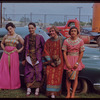 Chorus members during a Metropolitan Opera tour of Aïda in Dallas