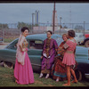 Chorus members during a Metropolitan Opera tour of Aïda in Dallas