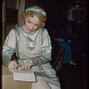 Edna Lind during a Metropolitan Opera tour of Lohengrin