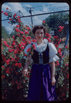 Dancer Gudrun Lober during a Metropolitan Opera tour of Il barbiere di Siviglia