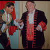Frank Guarrera and Salvatore Baccaloni during a Metropolitan Opera tour of Il barbiere di Siviglia