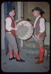 Stage band during a Metropolitan Opera tour of Il barbiere di Siviglia